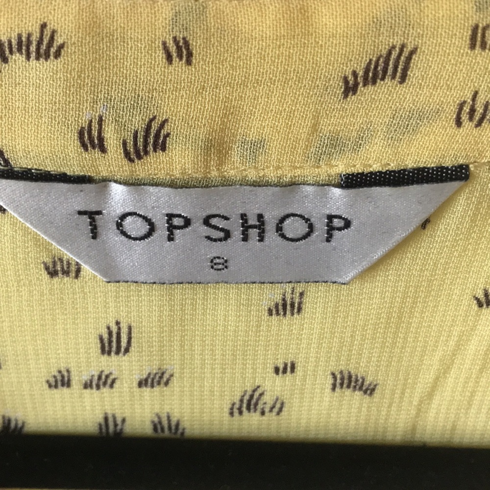 Yellow pattern blouse - Picture 2 of 3